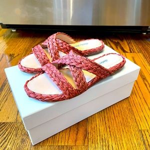 Charles David Raffia Sandals Women’s Size 7M